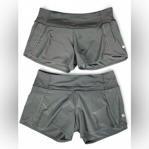 Set Of Two Lululemon Black Shorts